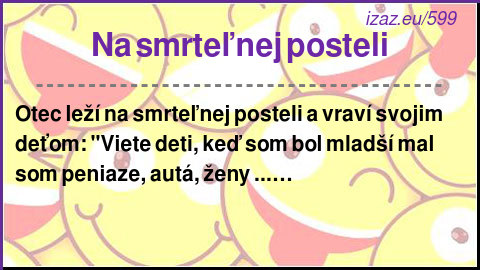 Na smrteľnej posteli