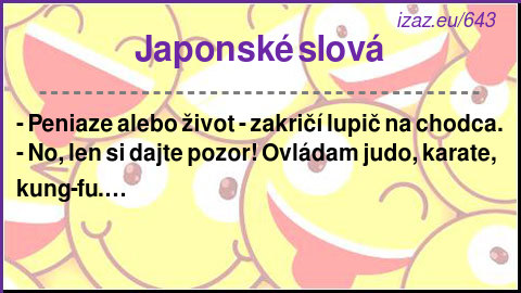 Japonské slová