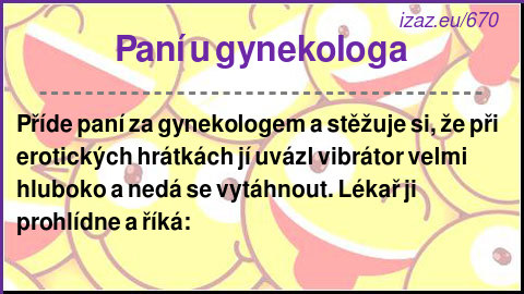 
Paní u gynekologa
