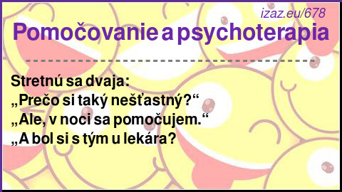 
Pomočovanie a psychoterapia
