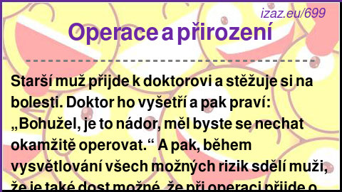 
Operace a přirození
