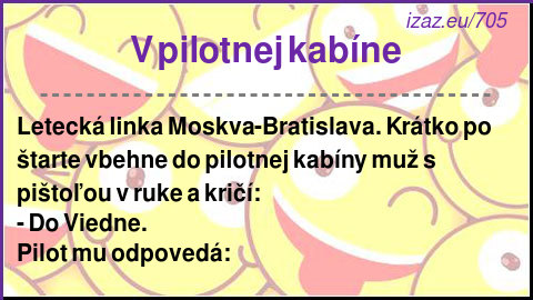 
V pilotnej kabíne
