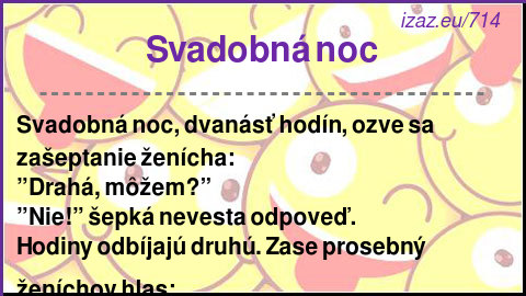 
Svadobná noc
