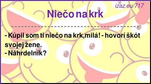 
Niečo na krk
