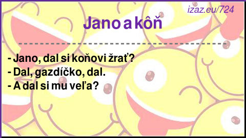 
Jano a kôň
