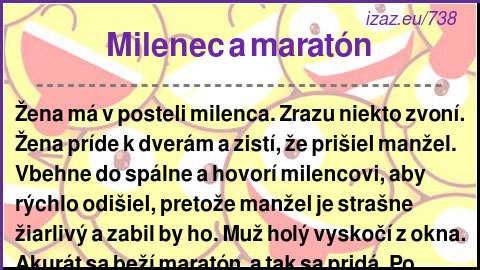 
Milenec a maratón
