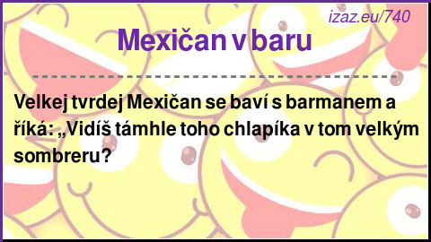 
Mexičan v baru
