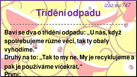 
Třídění odpadu
