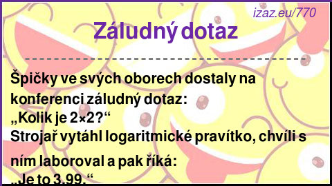 
Záludný dotaz
