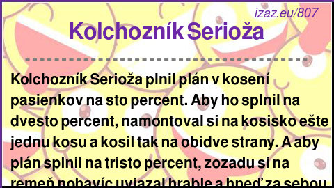 
Kolchozník Serioža
