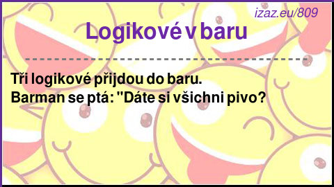 
Logikové v baru
