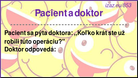 
Pacient a doktor
