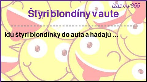 
Štyri blondíny v aute
