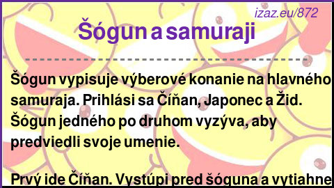 
Šógun a samuraji
