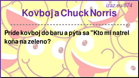 
Kovboj a Chuck Norris
