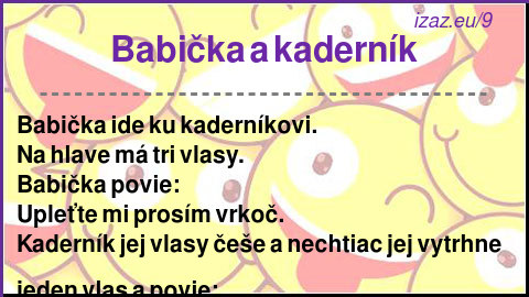 Babička a kaderník