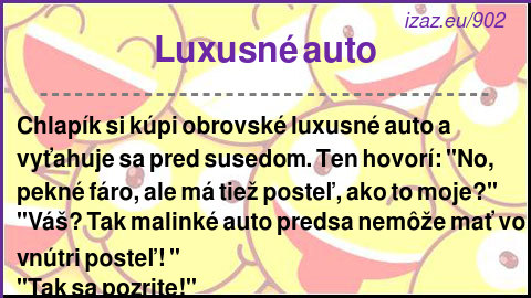 
Luxusné auto
