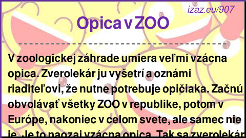 
Opica v ZOO
