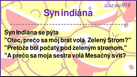 
Syn indiána
