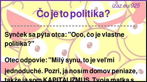 
Čo je to politika?
