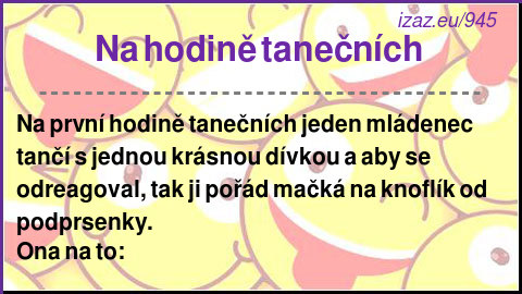 
Na hodině tanečních 
