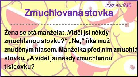 
Zmuchlovaná stovka
