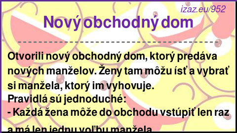 
Nový obchodný dom
