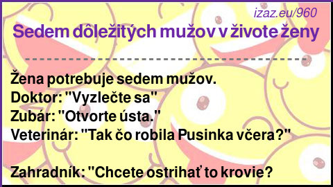 
Sedem dôležitých mužov v živote ženy
