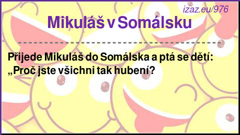 
Mikuláš v Somálsku
