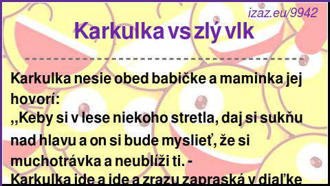 Karkulka vs zlý vlk