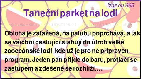 
Taneční parket na lodi
