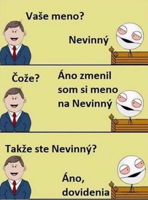 Jeho meno je Nevinný