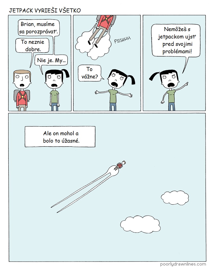 Jetpack vyrieši problémy