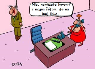 Keď je šéf na inej linke