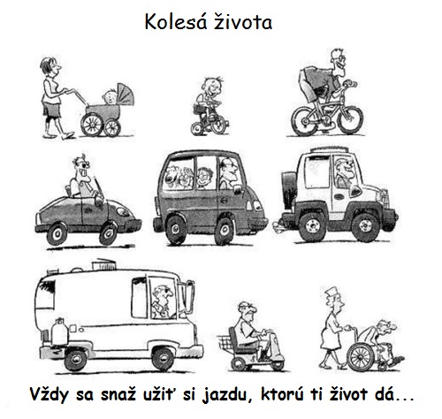 Kolesá naprieč životom