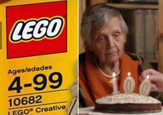Lego a jeho nenávisť k centenariánom?