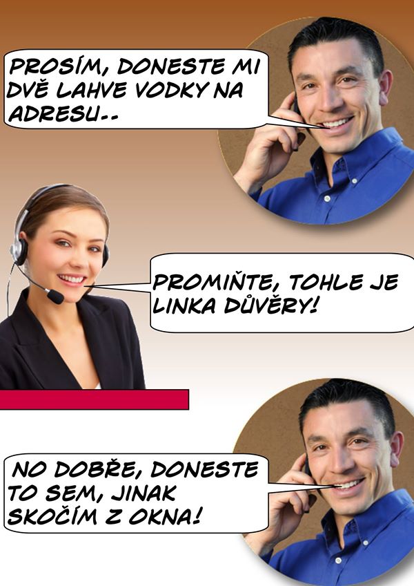 Linka dôvery ako donášková služba