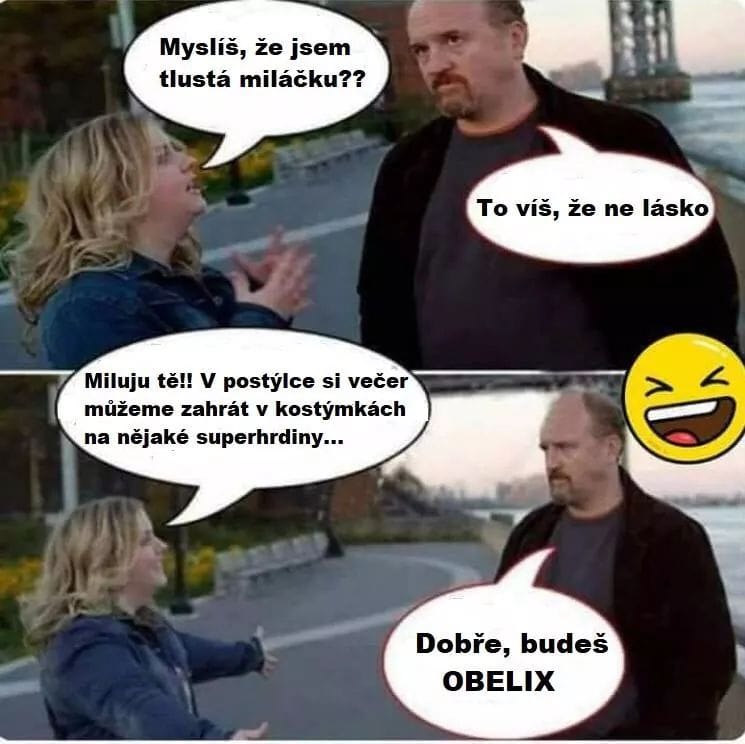 Láska, obezita a hra na superhrdinov