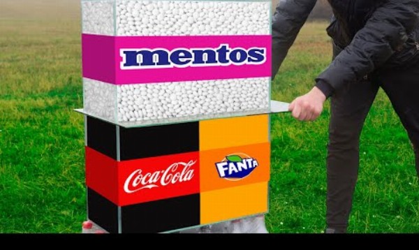 Mentos vs Coca Cola a Fanta