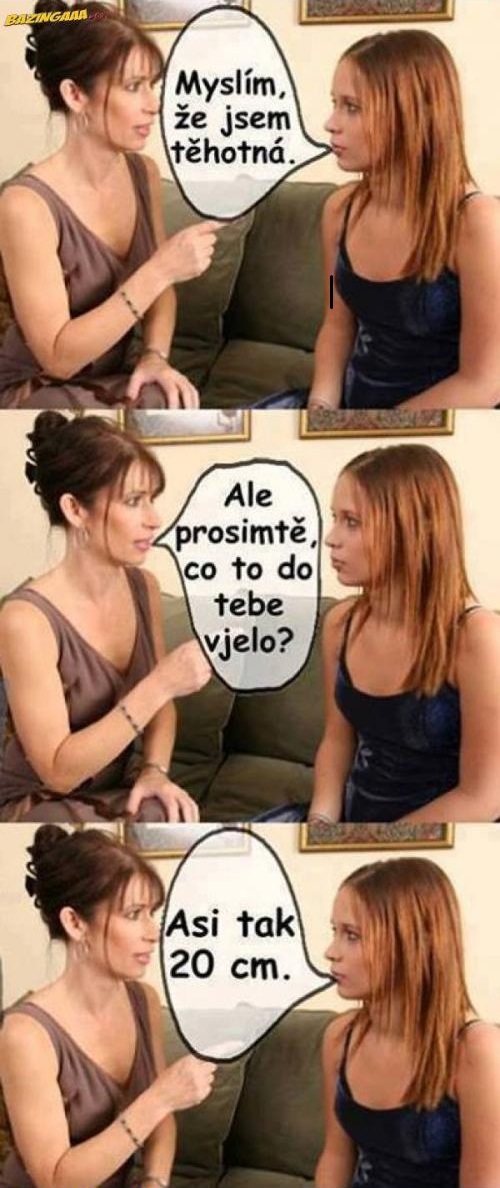 Myslí si, že je tehotná…