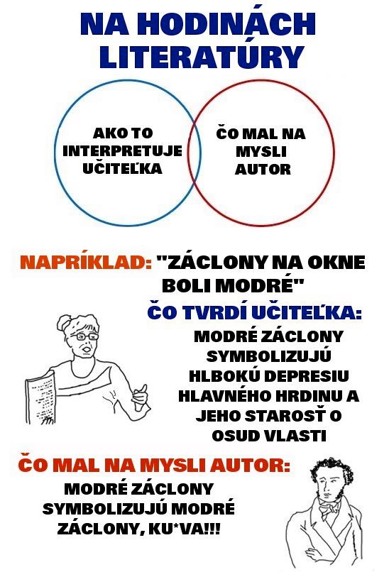 Na hodinách literatúry