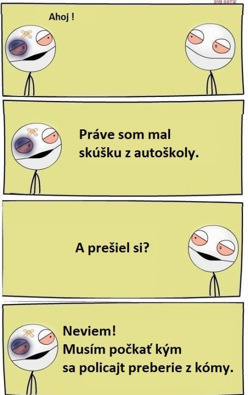Niekto si na autoškole príliš fandí :P