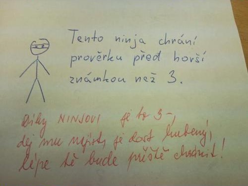 Ninja - ochranca previerok
