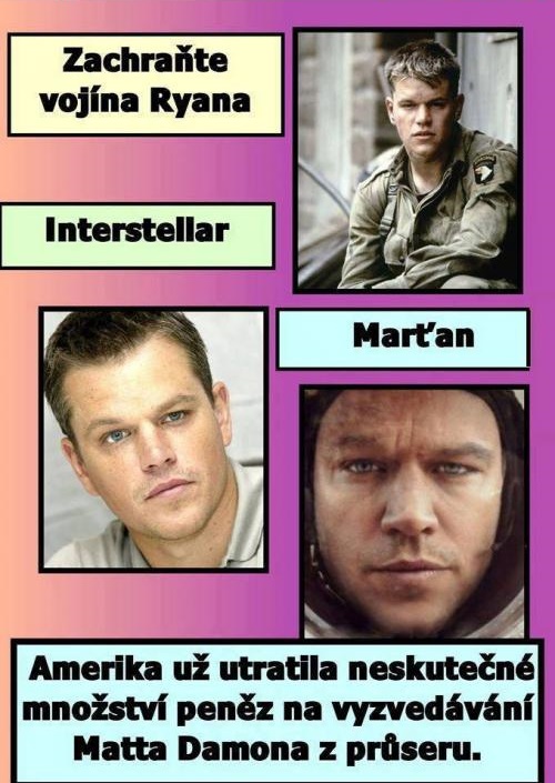 Nákladný Matt Damon