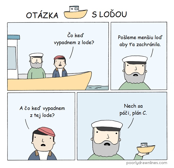 Čo ak vypadnem z lode