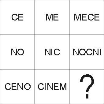 Čo má byť namiesto otázniku?