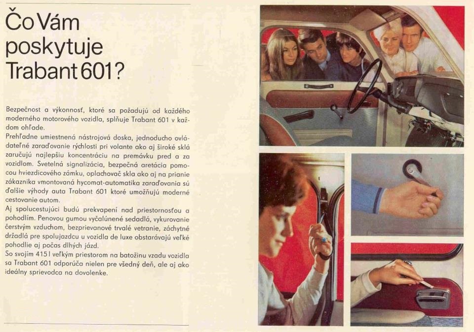 Čo poskytuje Trabant 601?
