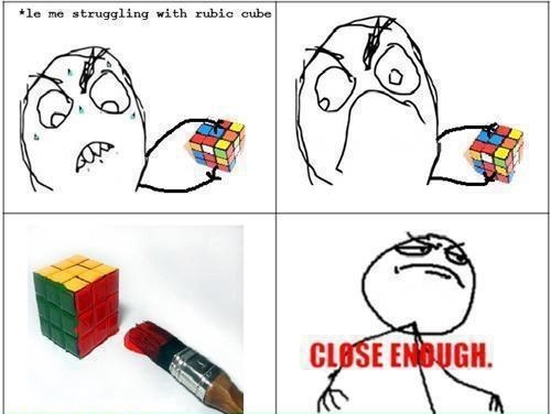 Čo robiť, keď sa vám nedarí zložiť Rubikovu kocku?