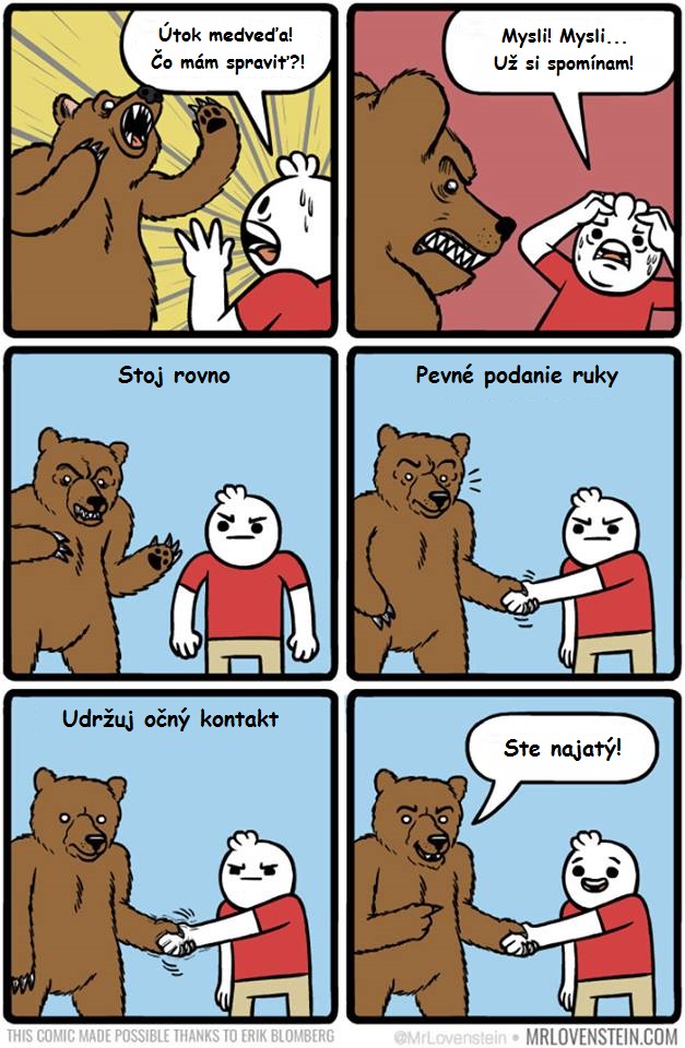 Čo robiť, keď vás napadne medveď
