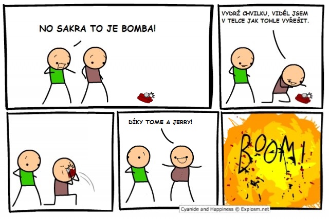 Čo robiť podľa televízie s bombou